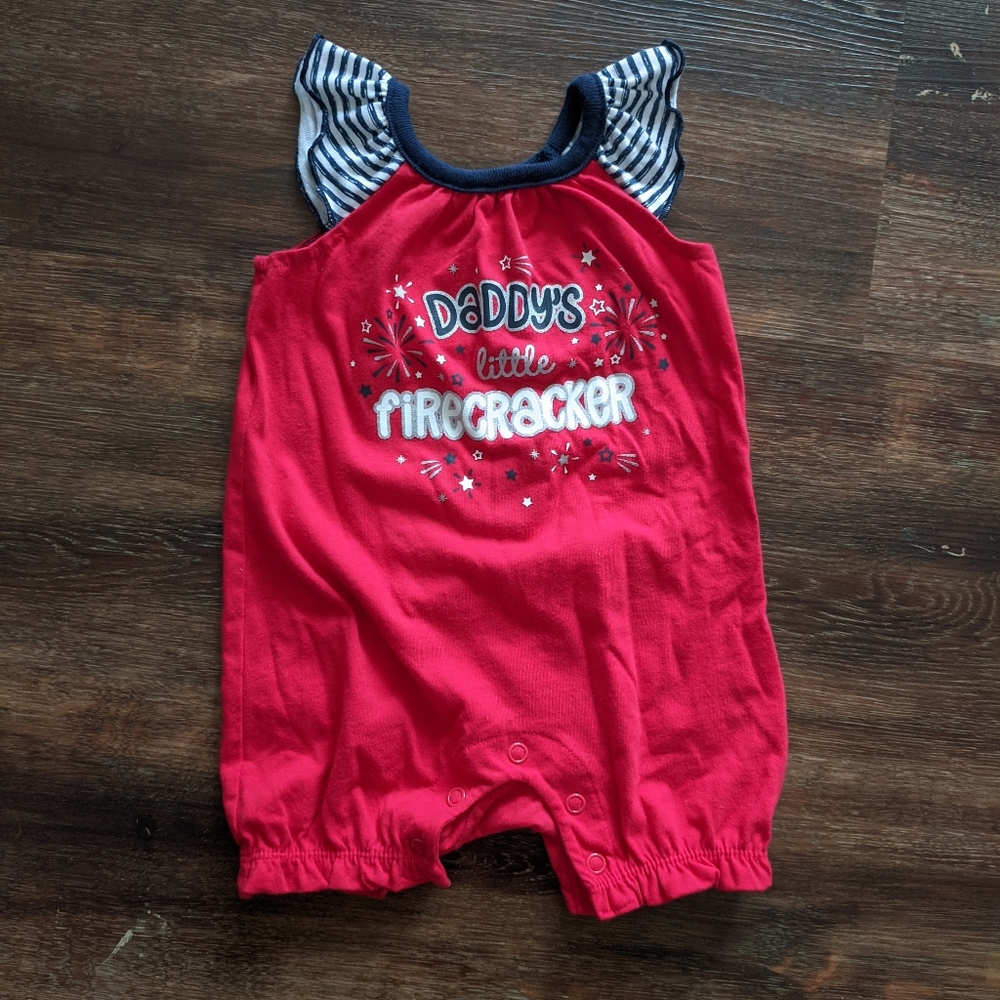 Patriotic baby romper